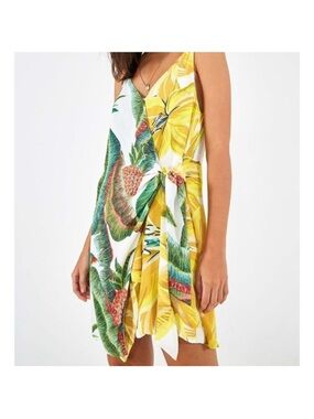 Farm Rio Azalea Forest Wrap Dress